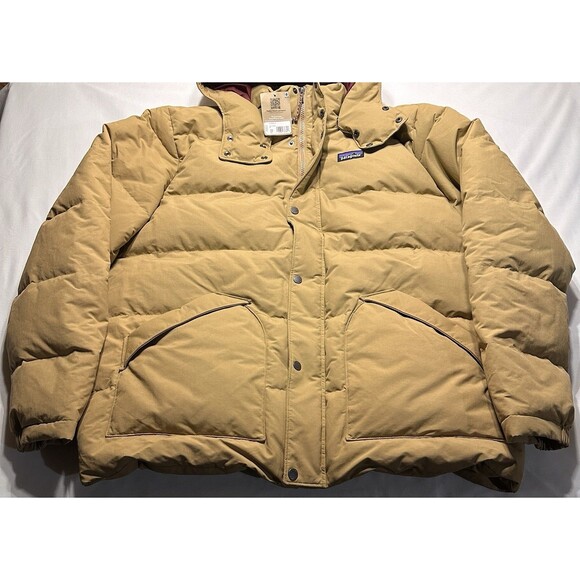 Patagonia Downdrift Hooded Jacket Grayling Brown 20600 GRBN Men's XXL 2XL NWT